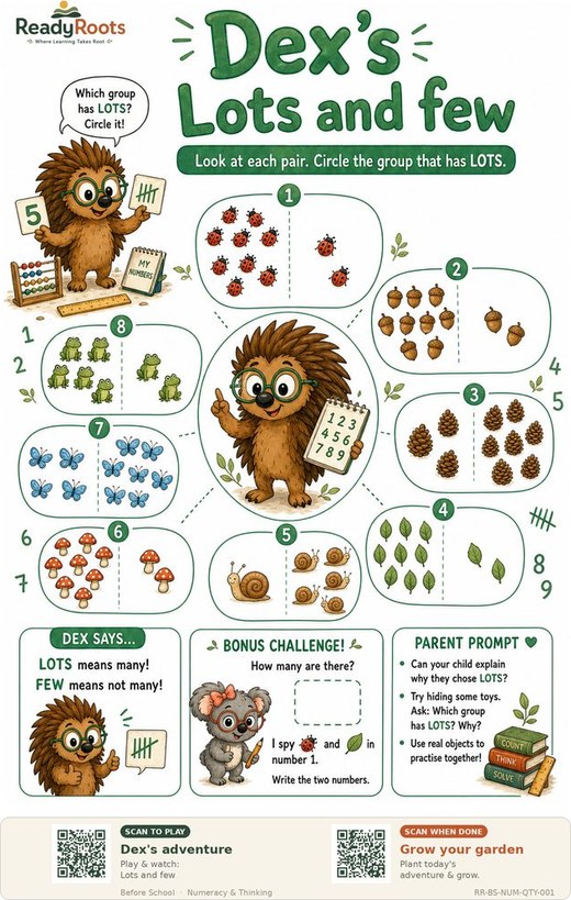 Dex's Numeracy worksheets