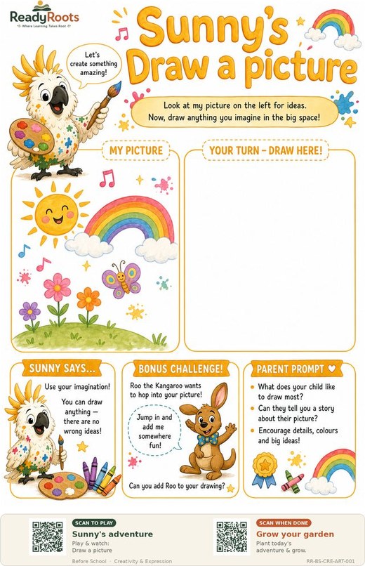 Sunny's Creativity worksheets