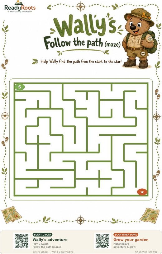 Wally's Discovery worksheets