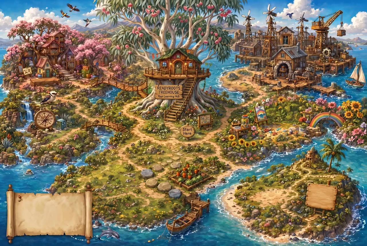 The ReadyRoots world map